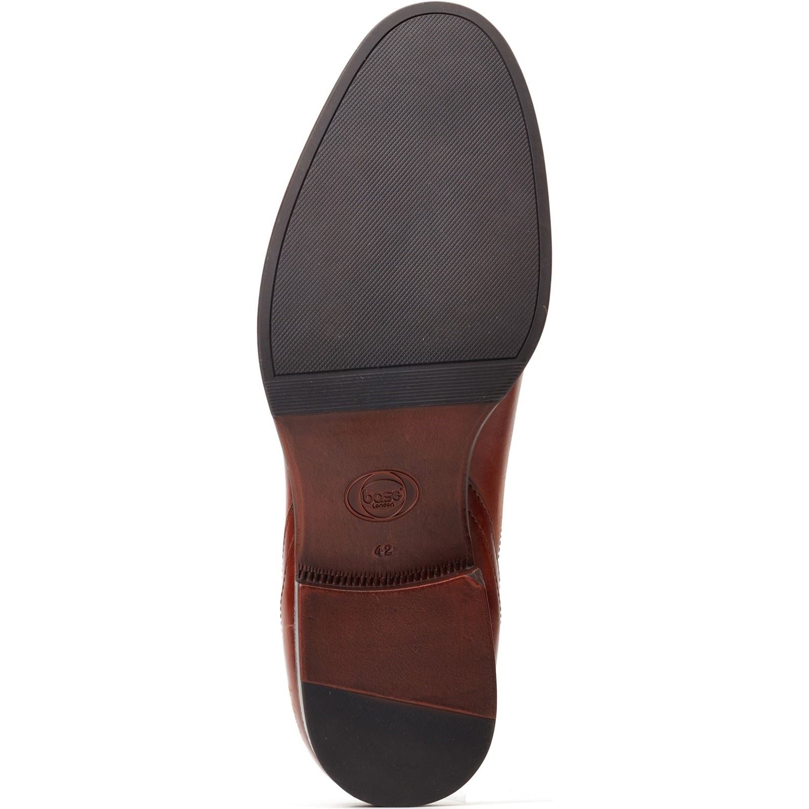 Base London Whittle Leder Herren Stiefel In Verbranntem Tan