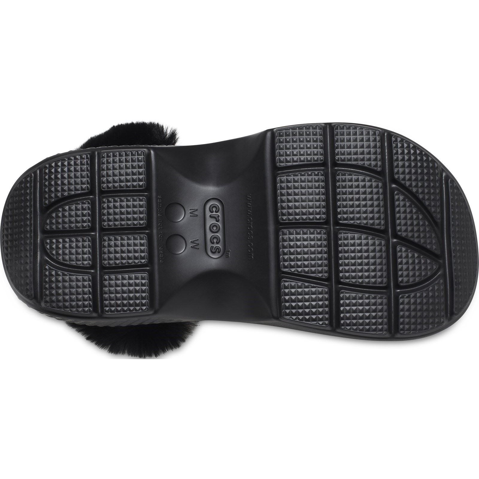 Crocs Stomp Lined Eva Damen Hausschuhe In Schwarz