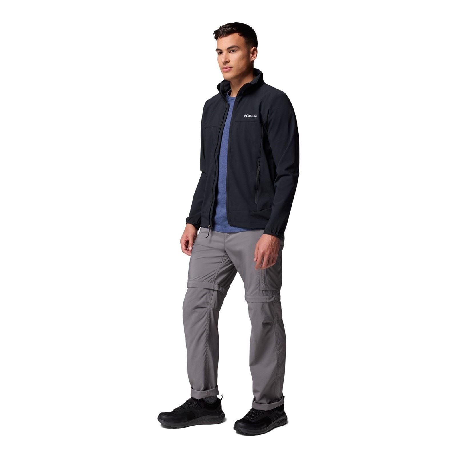 Columbia Heather Canyon II Jacket Herren Schwarze Softshelljacke