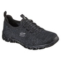 Skechers Glide Step Textile Damen-Sneaker In Schwarz