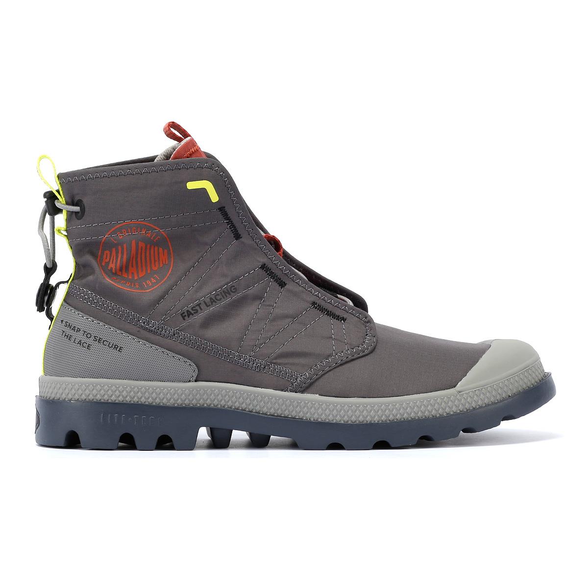 Palladium Pampa Travel Lite Herren Stiefel Aus Asphalt-Nylon