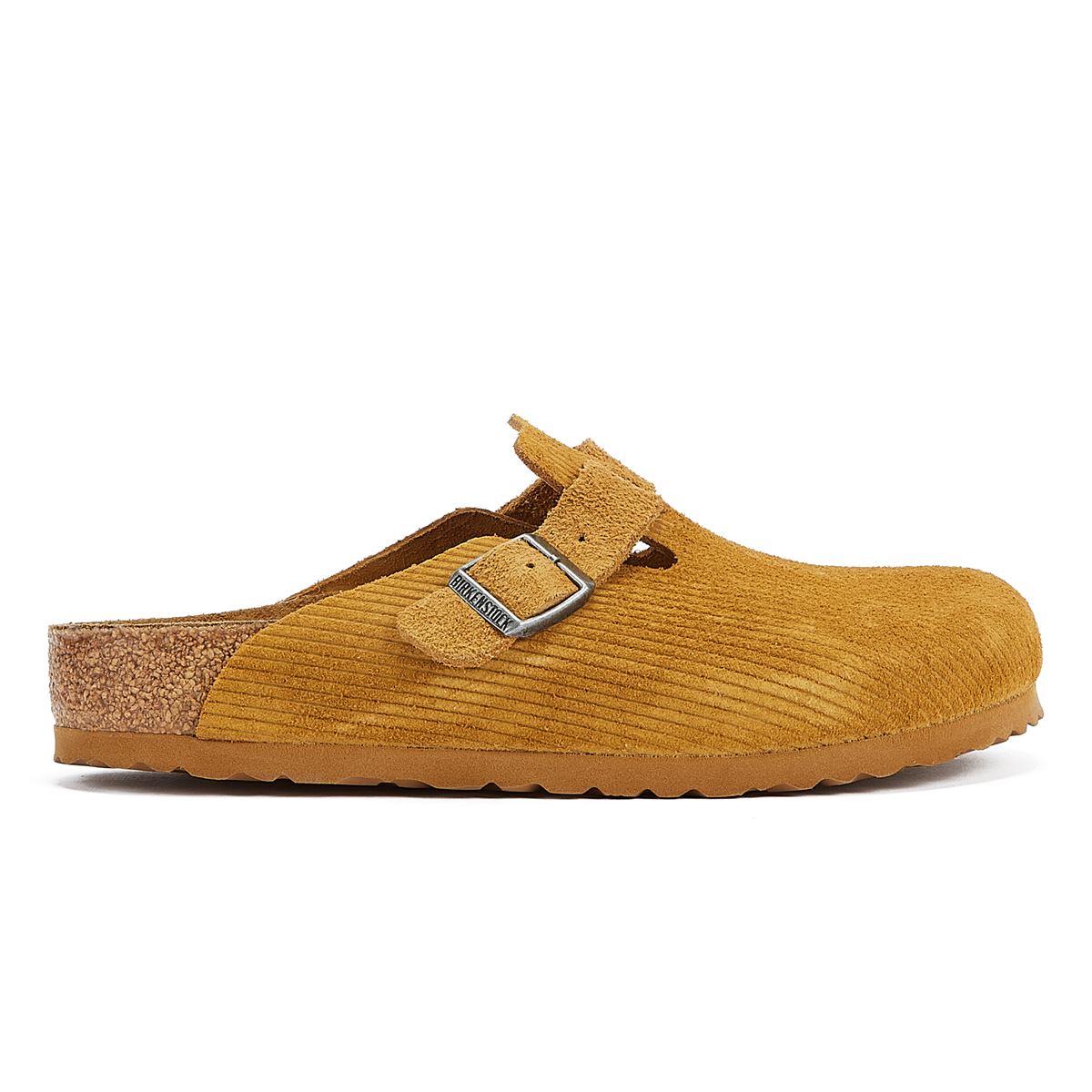 Birkenstock Boston Kord Cord Braun Clogs