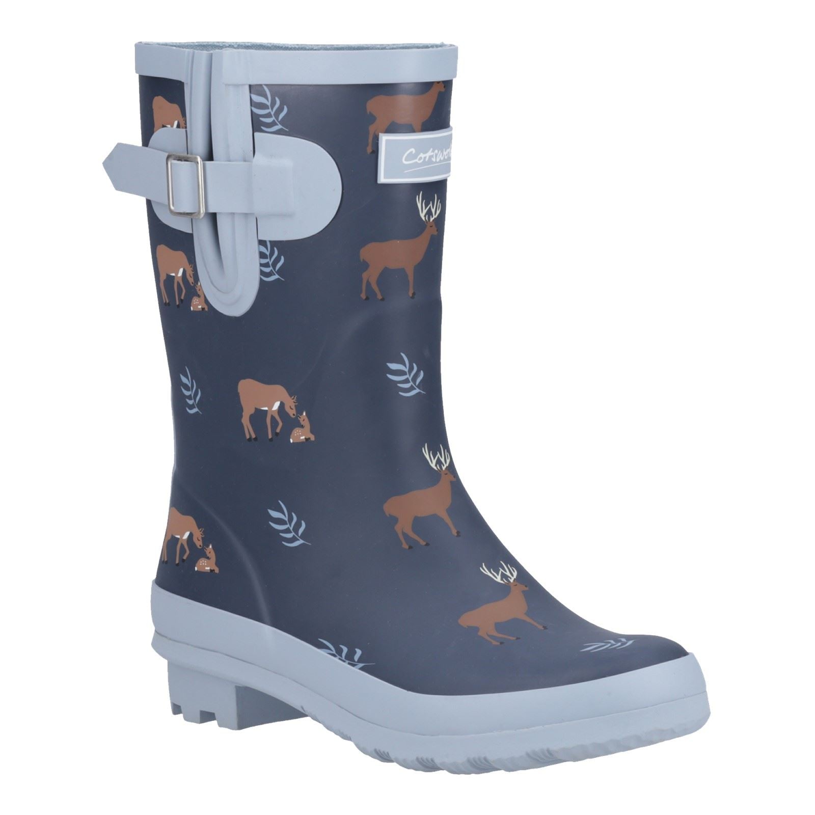 Cotswold Woodland Mid Gummistiefel Für Damen Aus Hirschleder