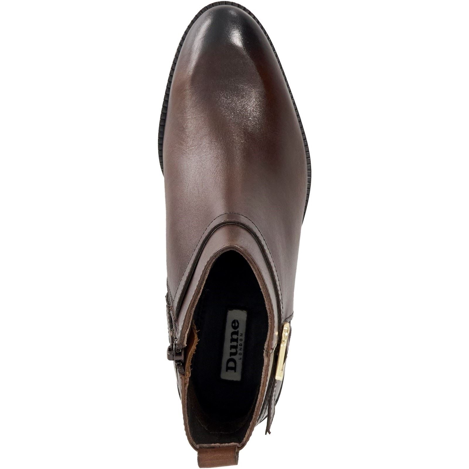 Dune Pemma Leder Damen Braune Stiefel