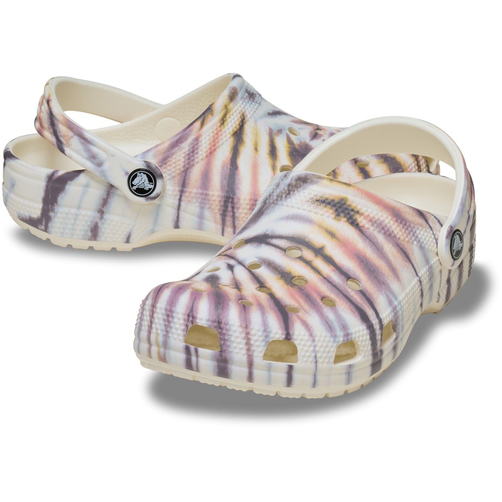 Crocs Classic Tie Dye Clog Thermoplastische Damen Holzclogs/Mehrfarbig