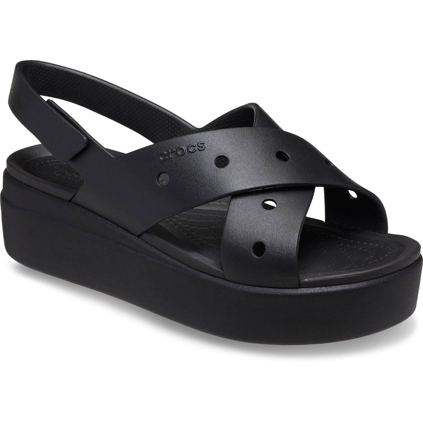 Crocs Brooklyn 4U Eva Damen Schwarze Sandalen
