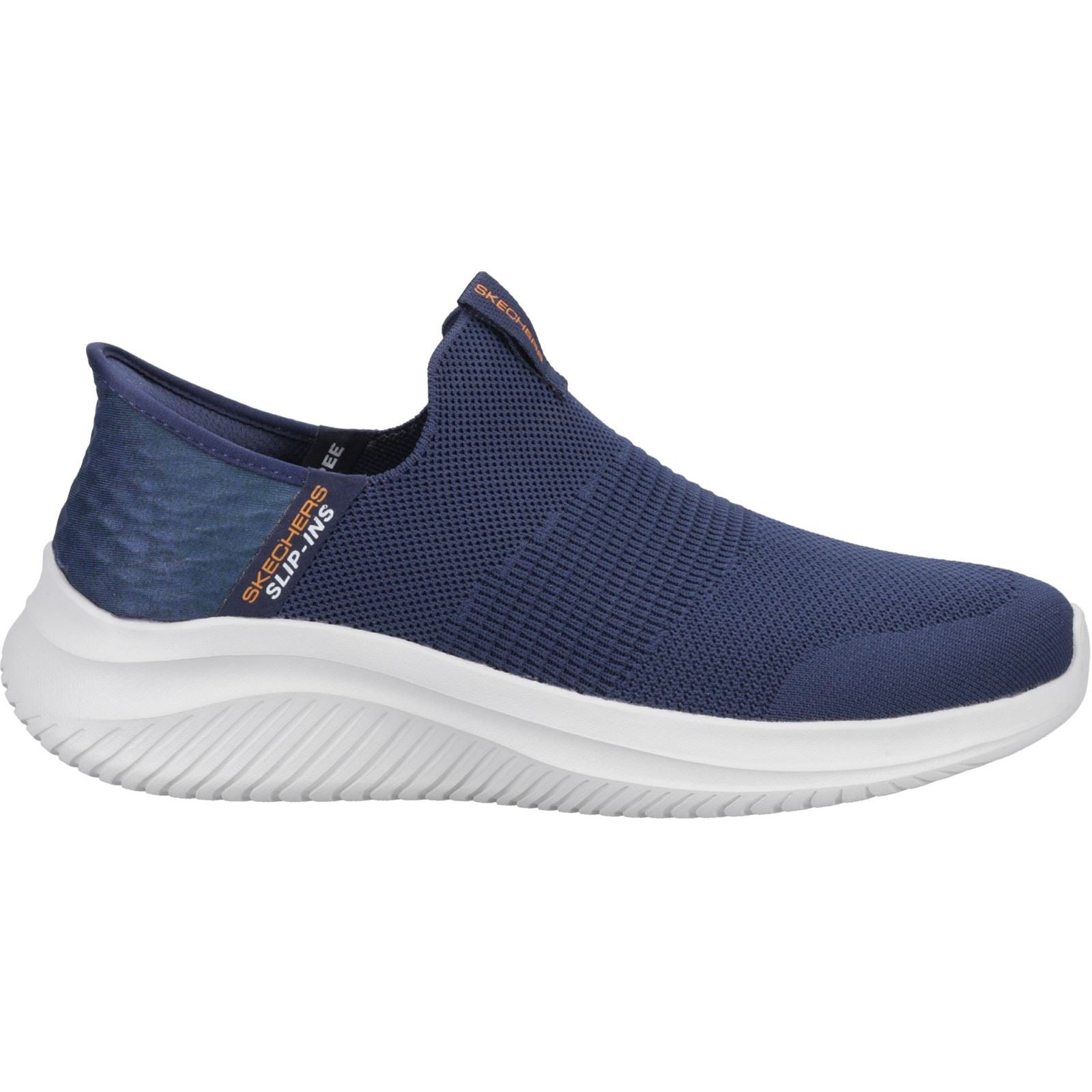 Skechers Ultra Flex 3.0 Smooth Step Synthetik Herren Sneaker In Marineblau