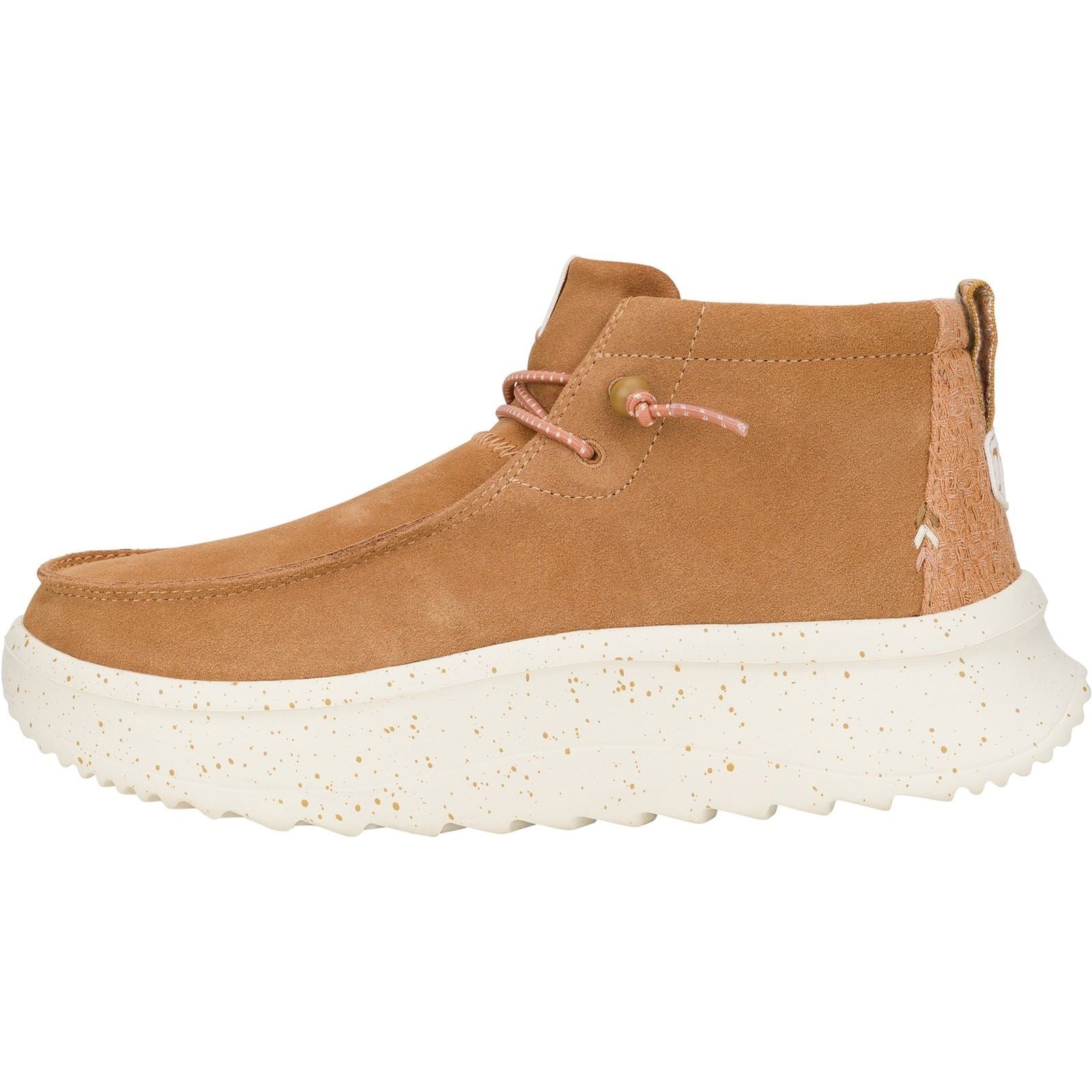 HEYDUDE Wendy Peak Hi Wildleder Damen Kastanienstiefel
