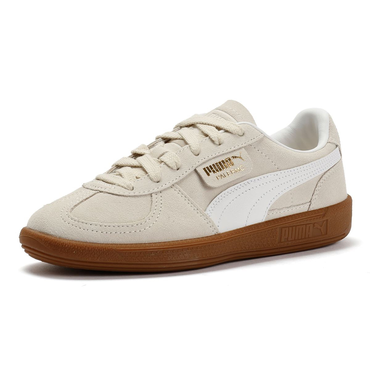 Puma Palermo Wildleder Damen Weiße Sneakers