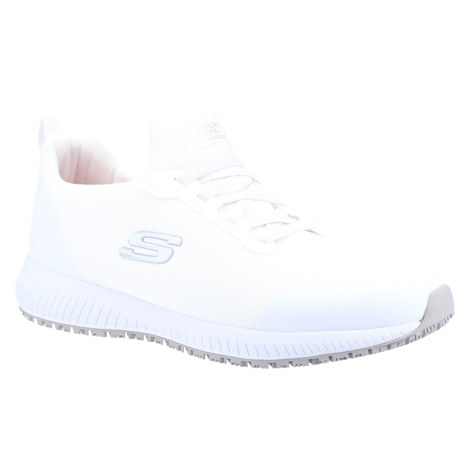 Skechers Workwear Squad SR Myton Textil Herren Weiße Sicherheitssneaker