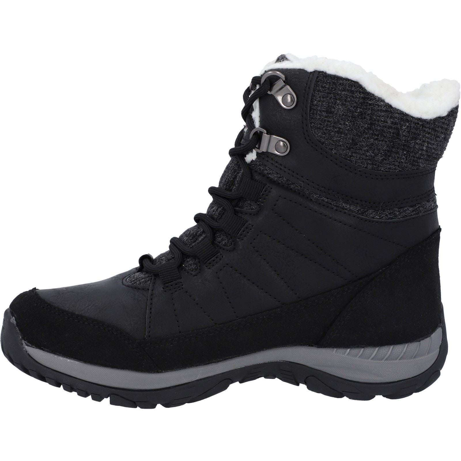 Hi-Tec Riva Mid Damen Wanderschuhe in Schwarz