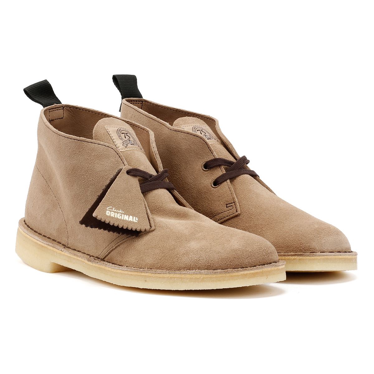 Clarks Originals Desert Wildleder Herrenstiefel Braun