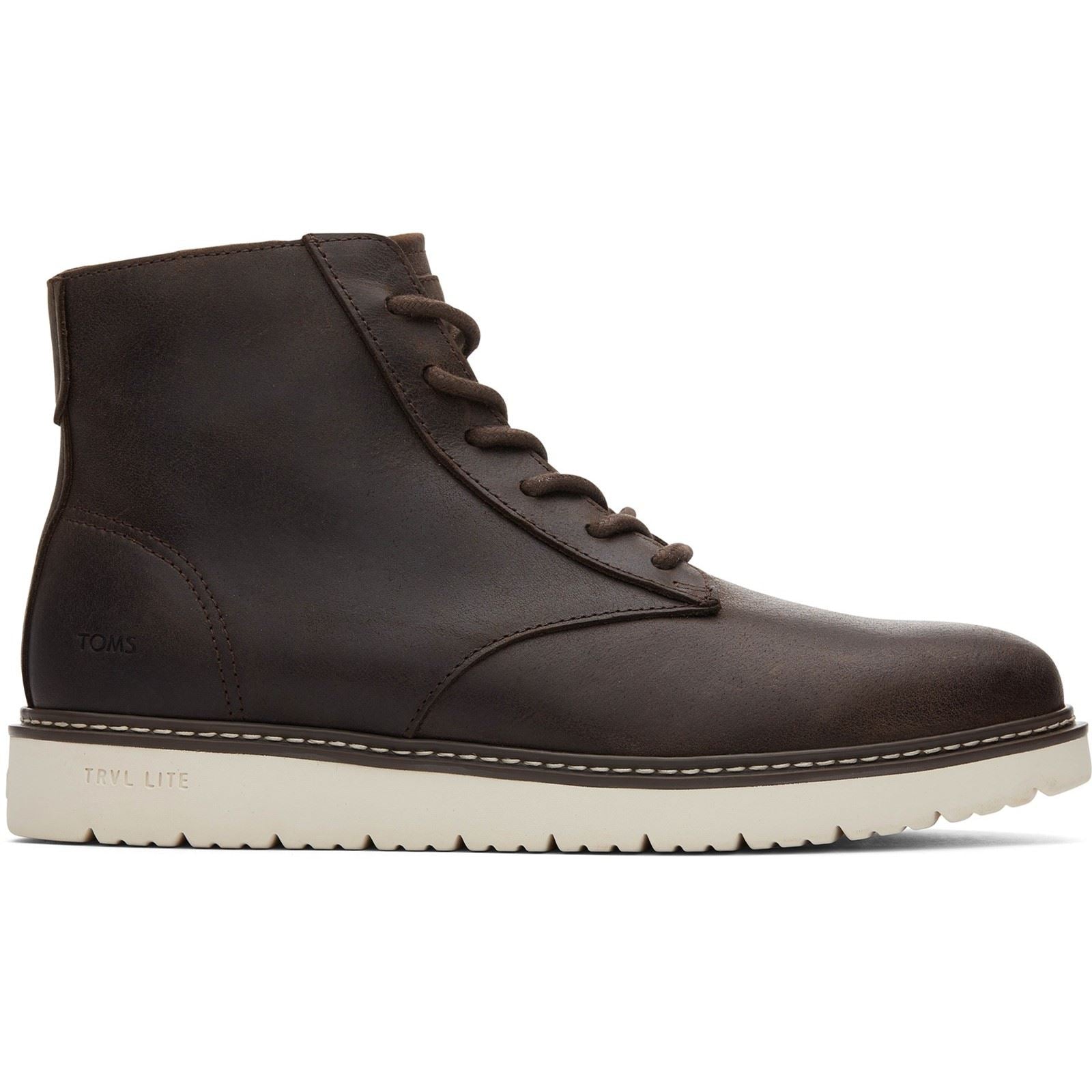 TOMS Navi TRVL Lite Ranger Leder Herren Dunkelbraune Stiefel
