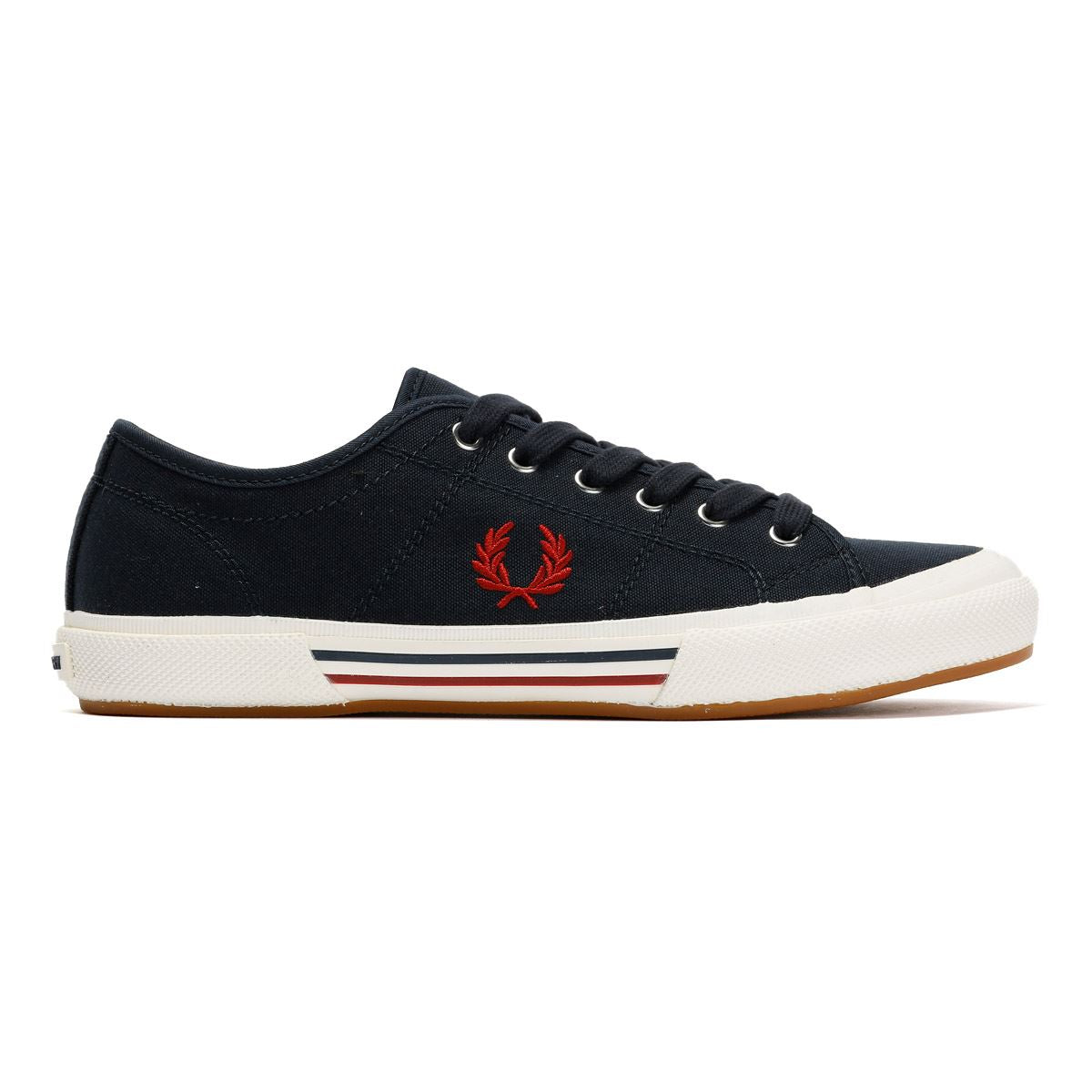 Fred Perry B708 Vintage Tennis Leinen Herren Blau Turnschuhe
