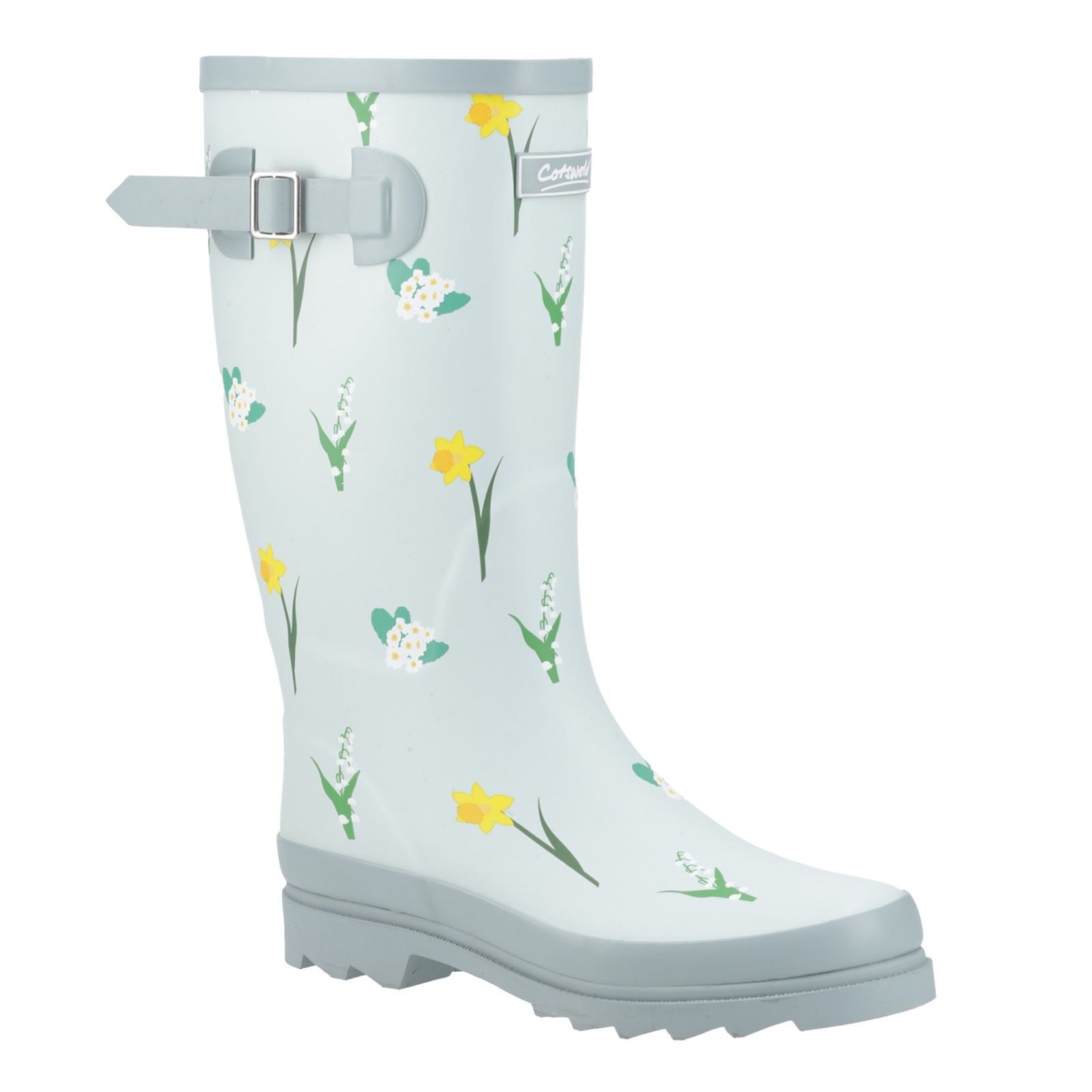 Cotswold Wildflower Tall Gummistiefel Für Damen In Mint