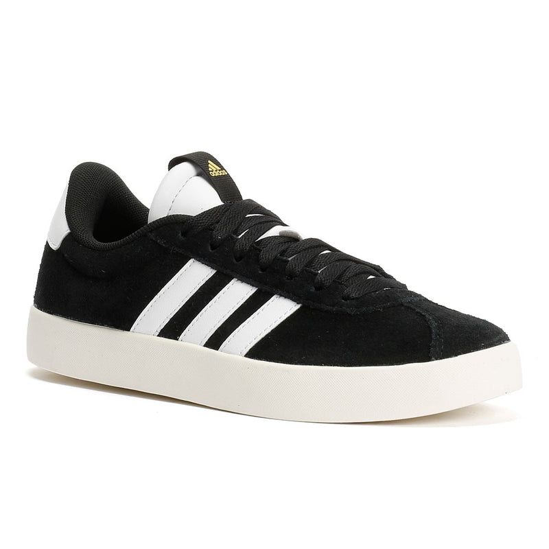 Adidas VL Court 3.0 Leder Damen Schwarze Sneaker