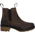 Hunter Iona Damenstiefel Aus Braunem Leder