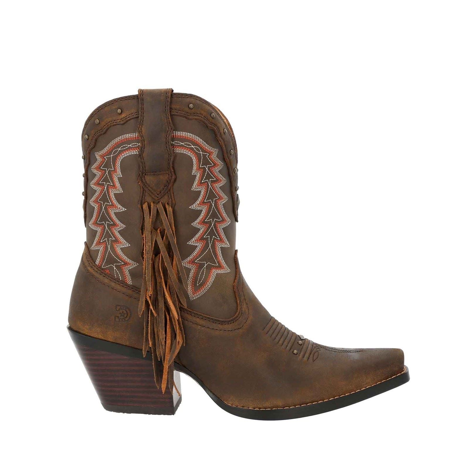 Durango Crush Leder Damen Pecan Stiefel