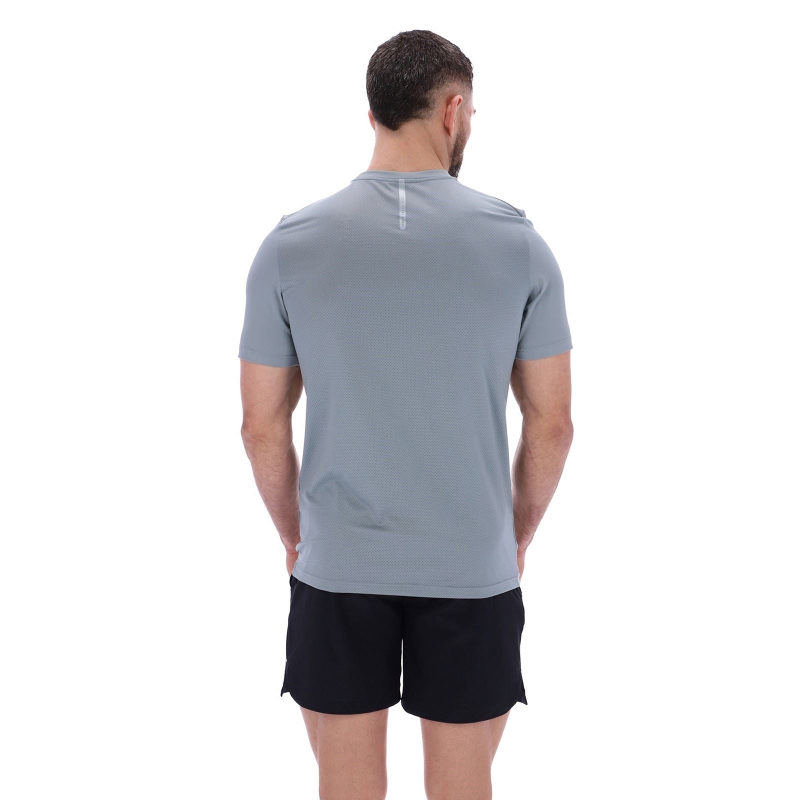 Ted Baker SAM TBMTS2635 Polyester Herren Graue Activewear T-Shirts