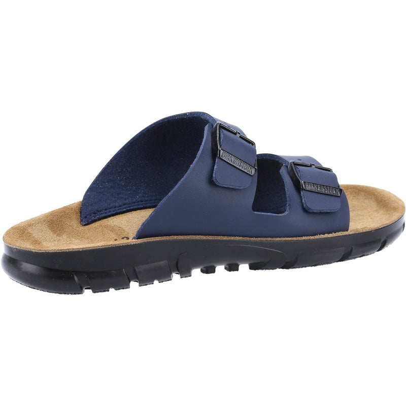 Birkenstock Bilbao Herrensandalen Aus Blauem Leder