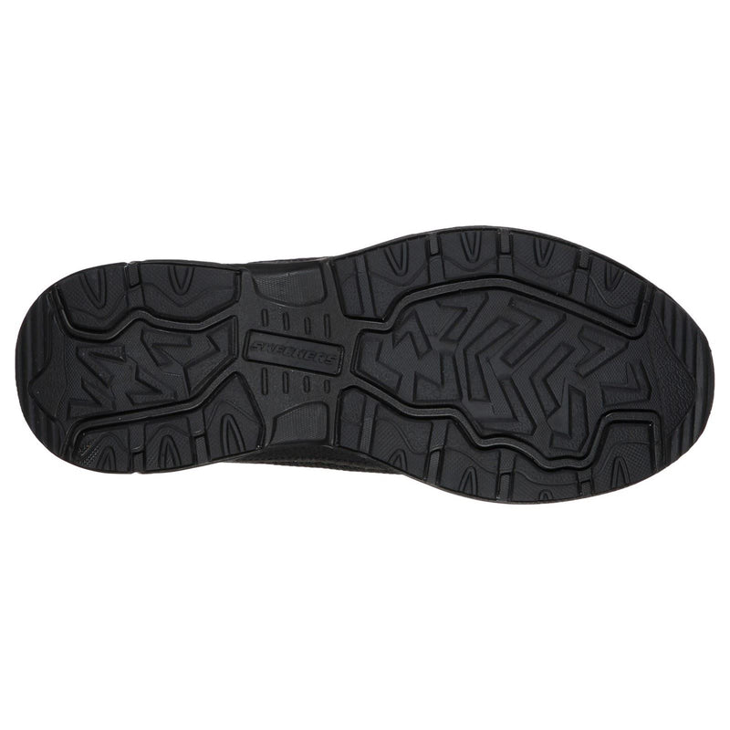 Skechers Oak Canyon Verketta Schwarze Farbe Ledersneaker Für Herren
