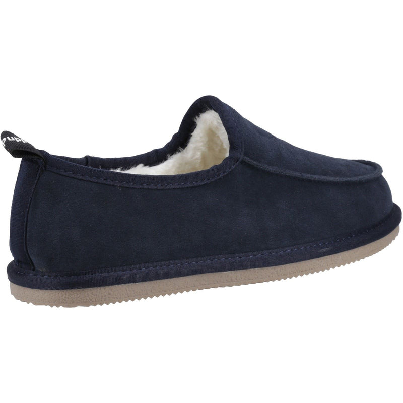 Hush Puppies Charles Wildleder Herren Hausschuhe In Marineblau