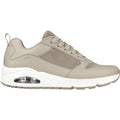 Skechers Uno Sol Synthetische Herren-Taupe-Sneaker