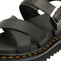 Dr. Martens Voss II Athena Damen Sandalen Aus Schwarzem Leder