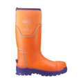 Muck Boots Grit S5 Herren Gummistiefel in Orange/Blau