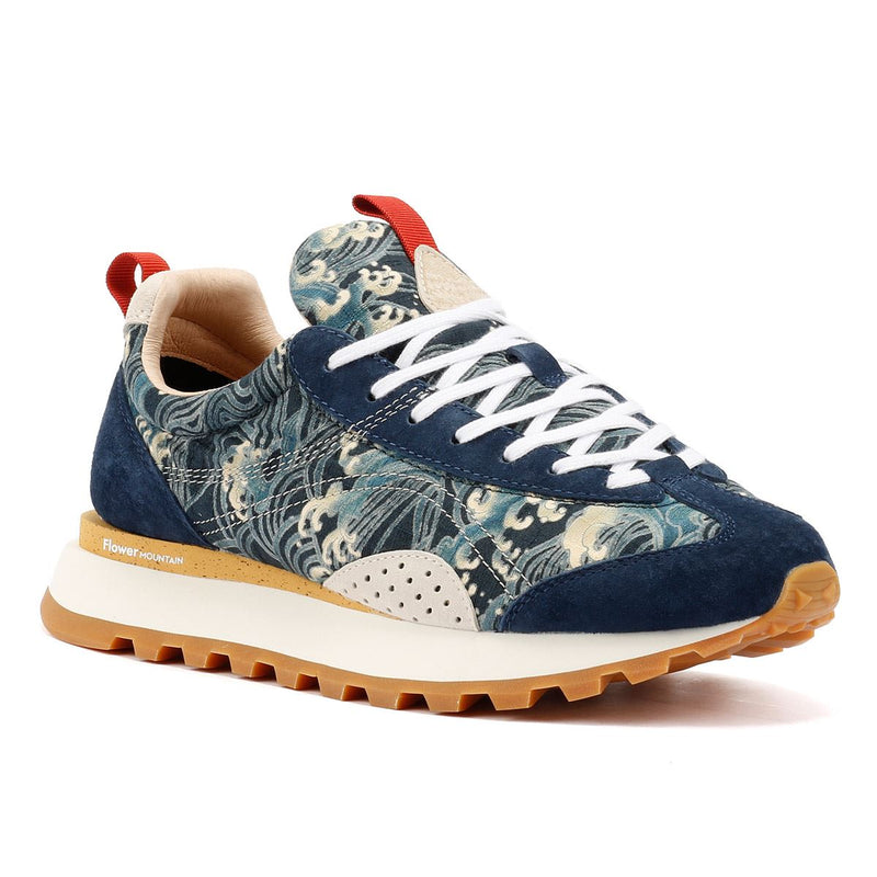 Flower Mountain New Asuka Blau Sneakers