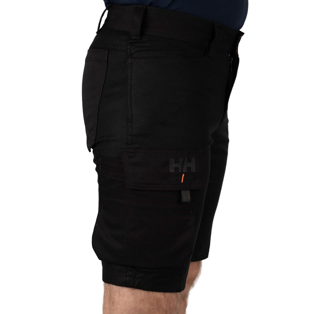 Helly Hansen Workwear Oxford Service Baumwoll Männer Schwarze Farbe Knie Lange Shorts