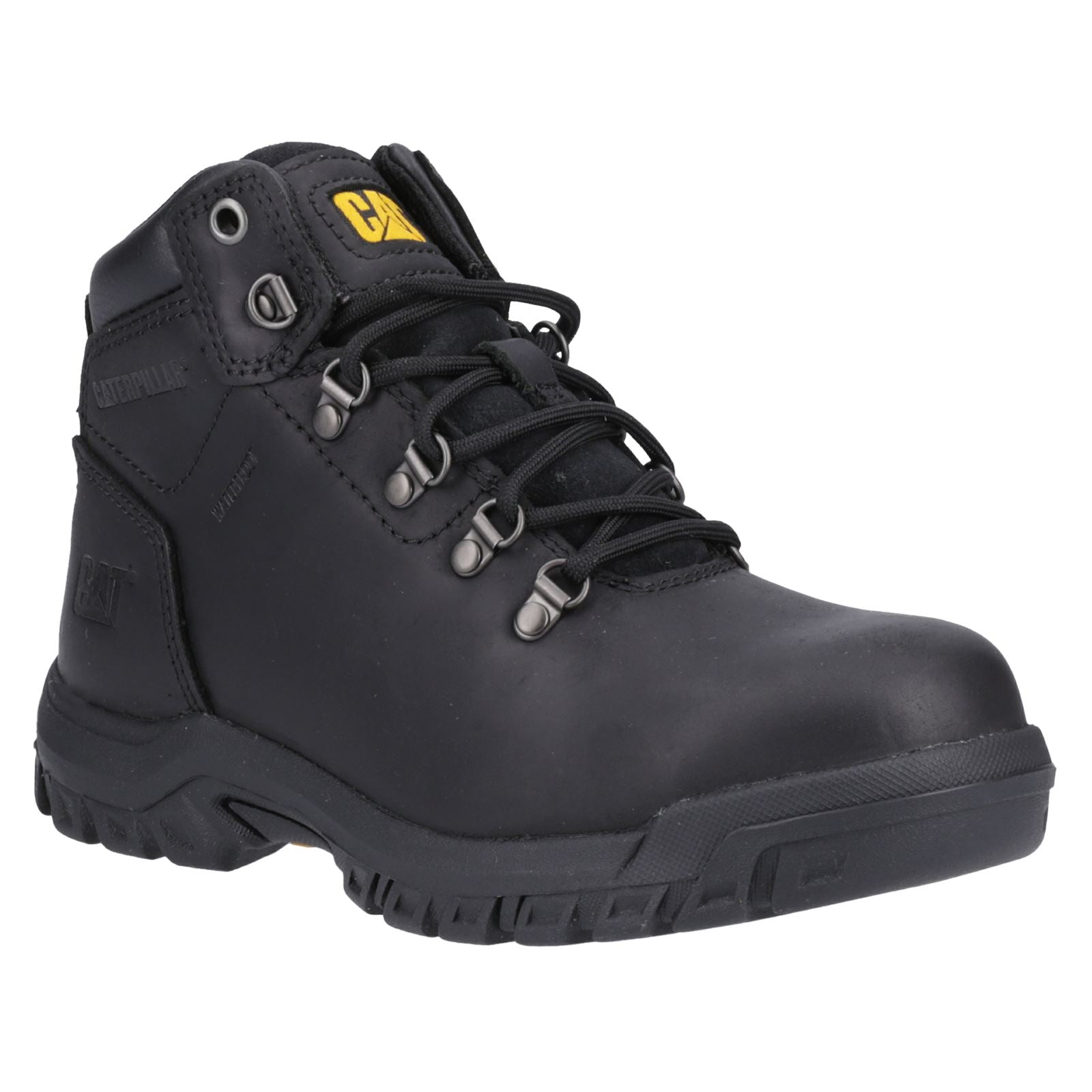 Caterpillar Mae Leather Damen Schwarze Sicherheitsstiefel