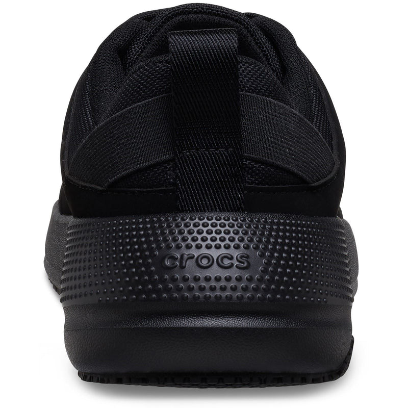 Crocs On the Clock Herren Sneaker In Triple Black Aus Polyurethan