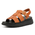 FitFlop GEN-FF Fisherman Damen Sandalen Aus Braunem Leder