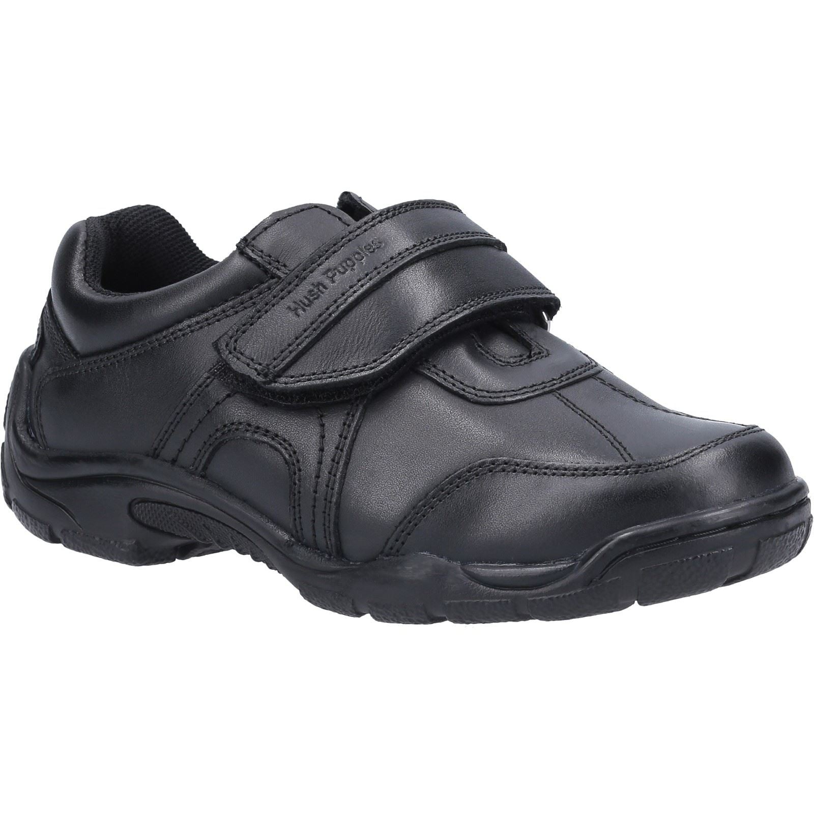 Hush Puppies Arlo Senior Lederschuhe Für Jungen In Schwarz