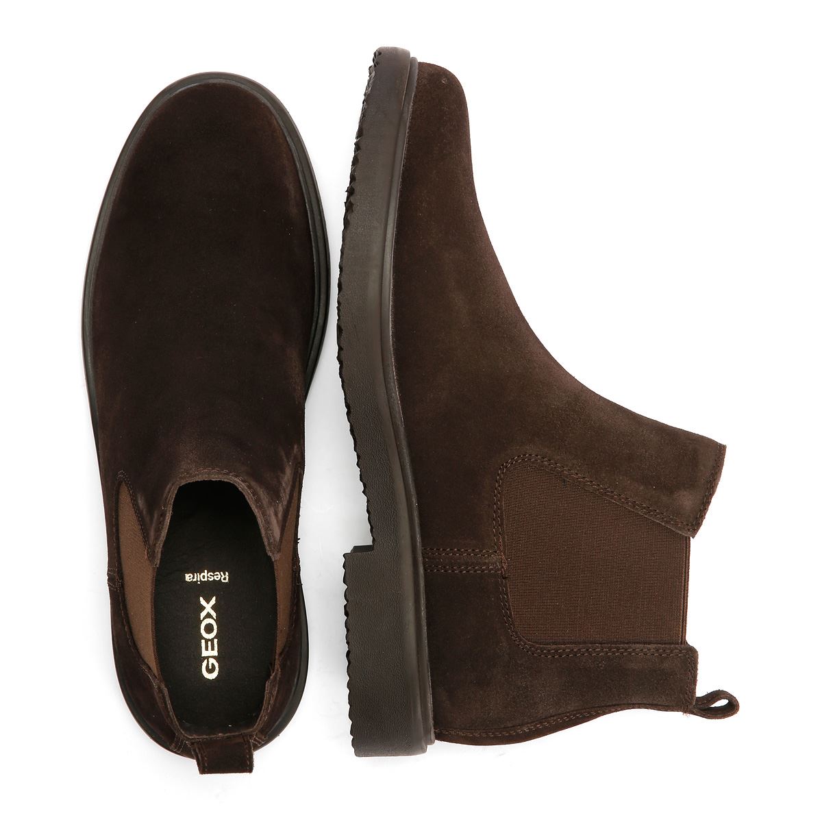 Geox Massimiano B Wildleder Herren Braune Stiefel