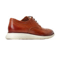 Base London Flight Lederschuhe Für Herren In Verbranntem Braun, Brogues Stil