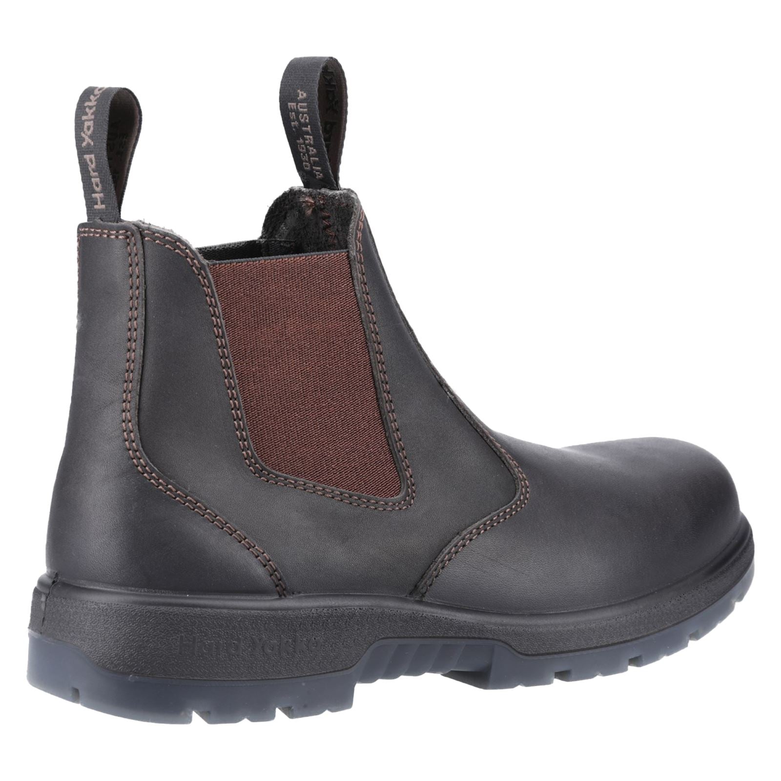 Hard Yakka Outback Leder Braune Sicherheitsstiefel