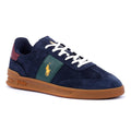 Ralph Lauren Heritage Area Herren Sneaker Aus Blauem Wildleder