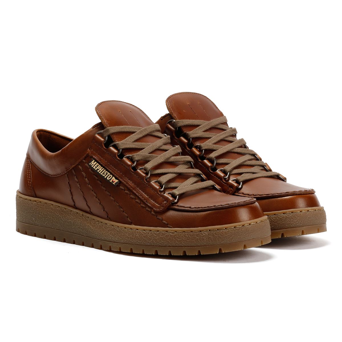 Mephisto Rainbow Heritage 4778 Herren Leder Braune Schnürschuhe