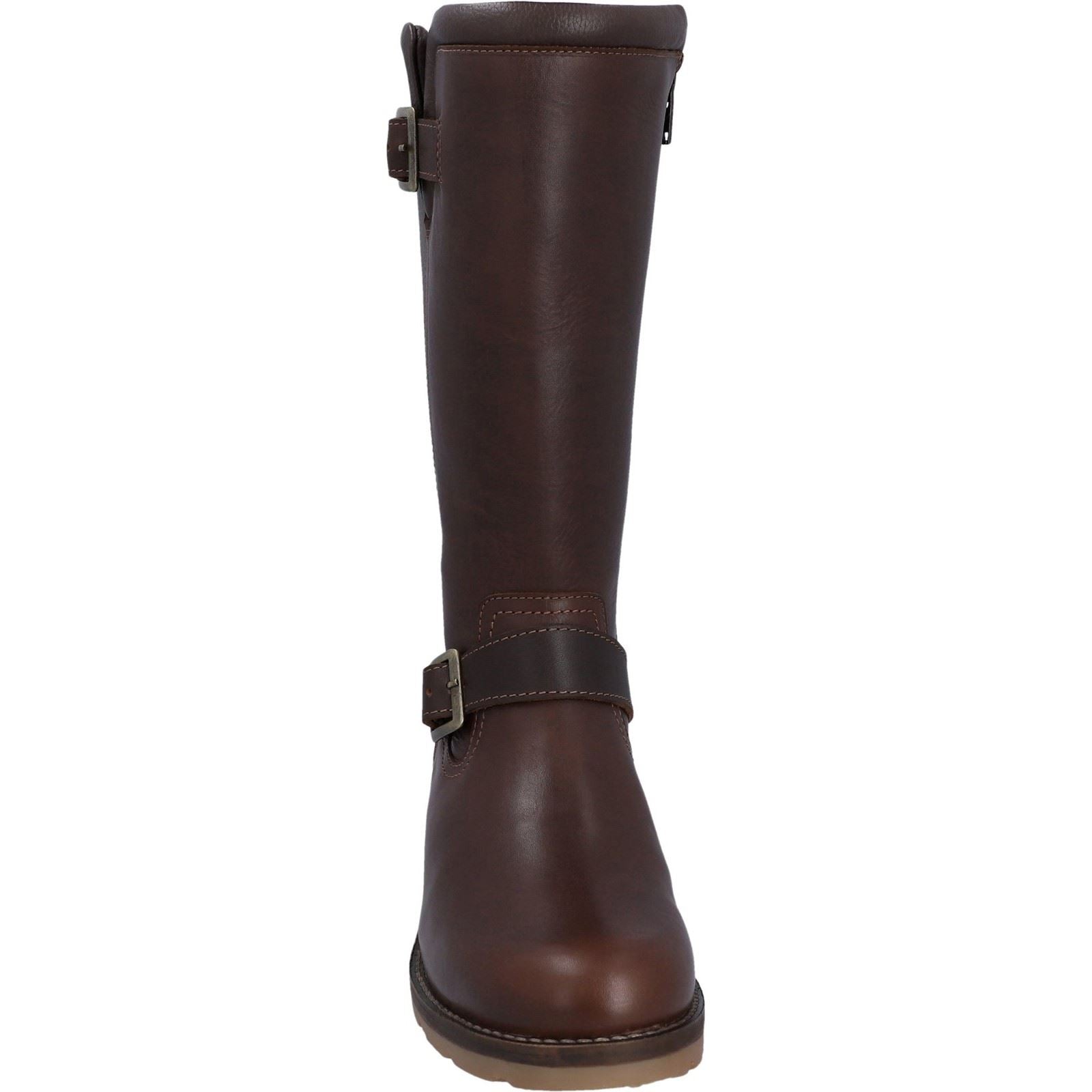 Hunter Iona Damenstiefel Aus Braunem Leder
