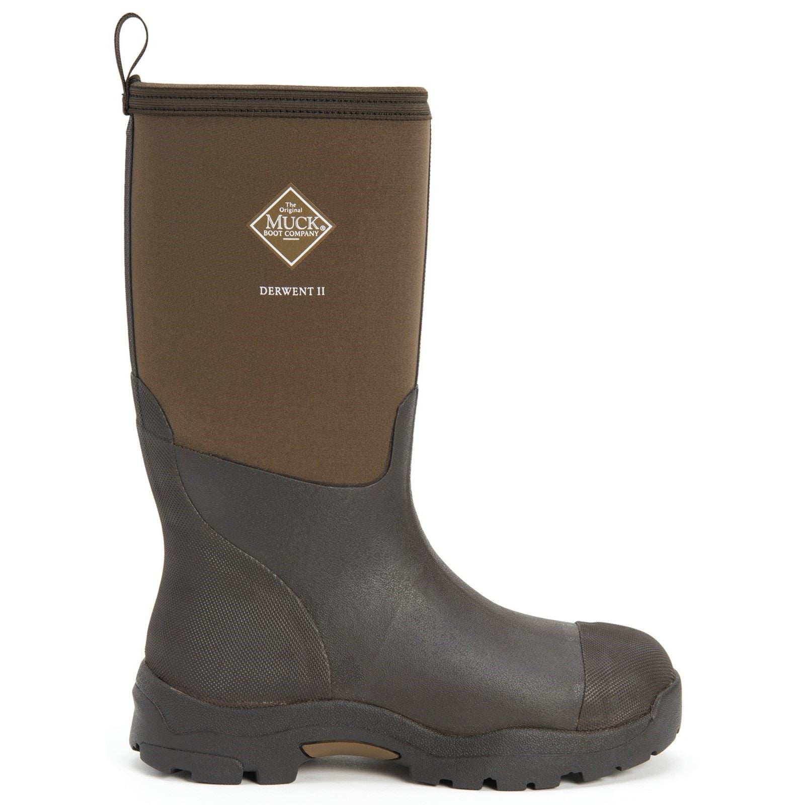 Muck Boots MB Derwent II Gummi Schwarz/Rinde Wellington-Stiefel