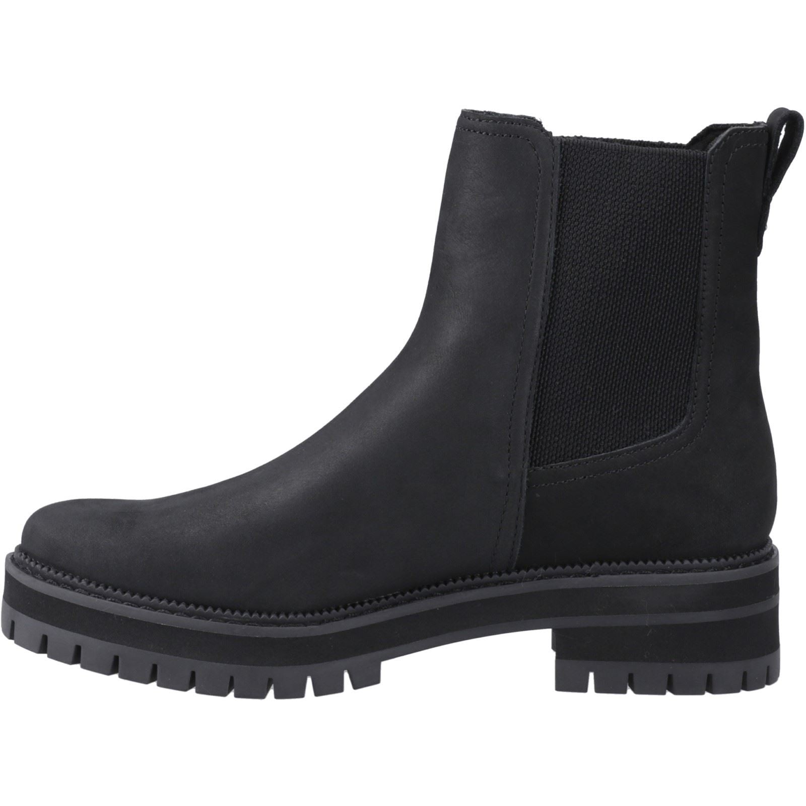 TOMS Bennet Leder Damen Schwarze Stiefel