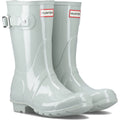 Hunter Original Short Damen Gummistiefel In Seetanggrün