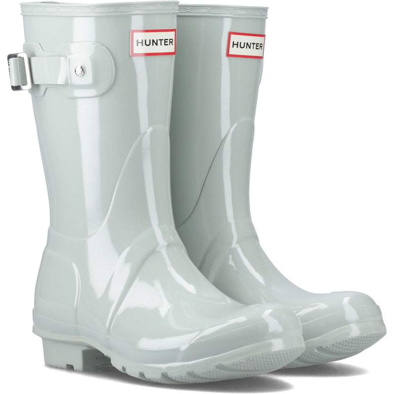 Hunter Original Short Damen Gummistiefel In Seetanggrün