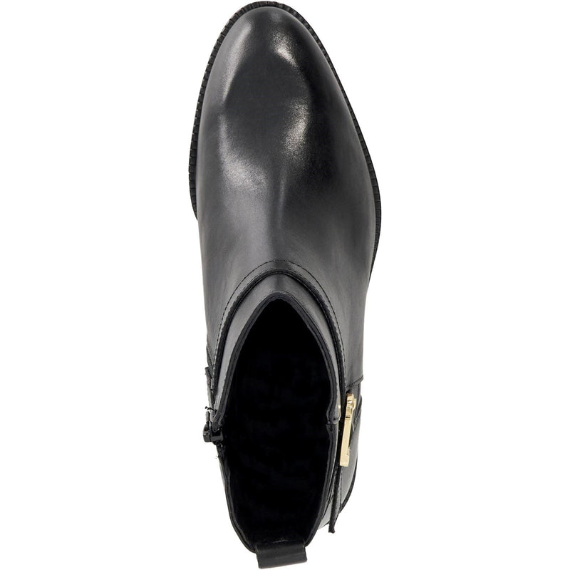 Dune Pemma Leder Damen Schwarze Stiefel