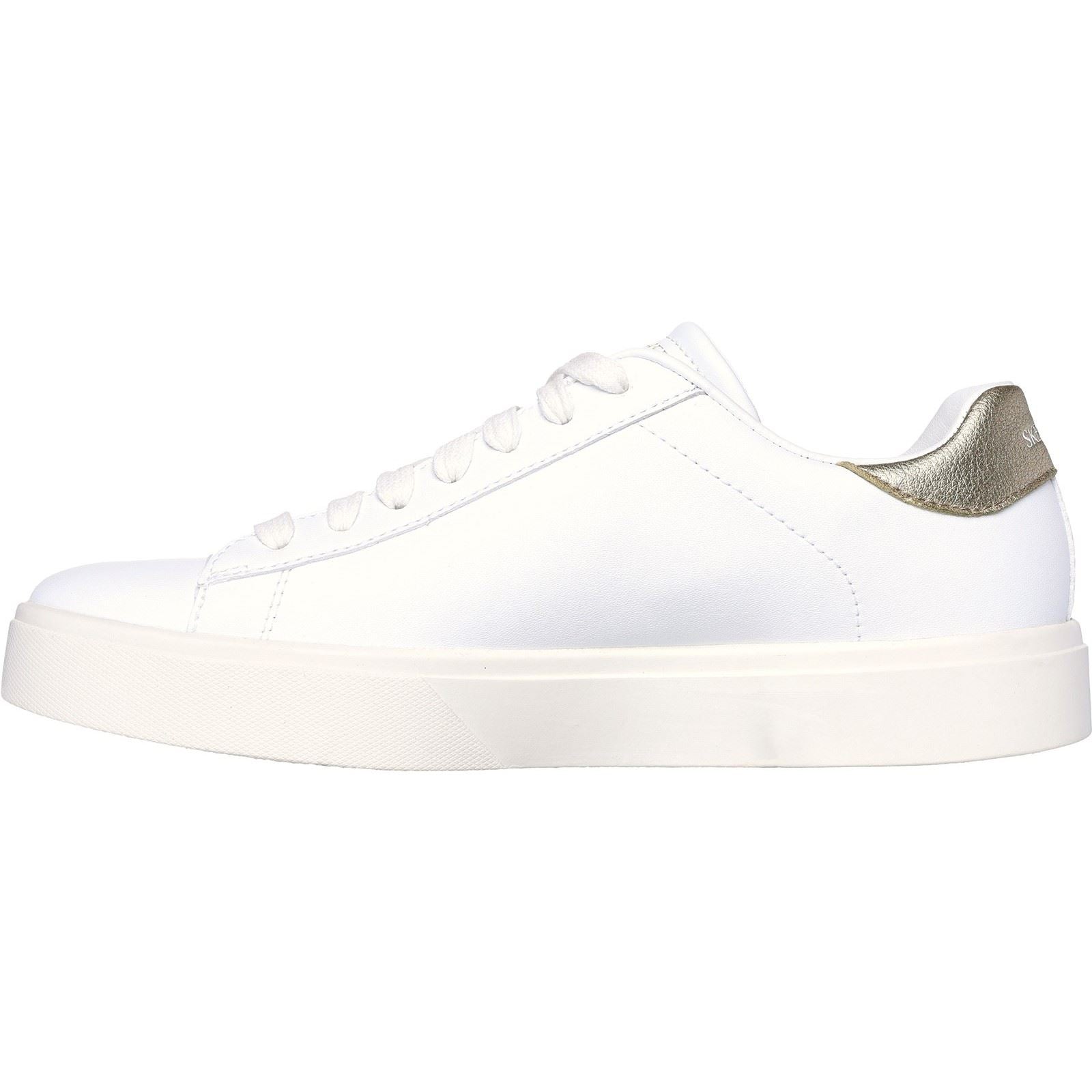 Skechers Eden LX - Beaming Glory Damen-Sneaker Aus Synthetik In Weiß/Gold