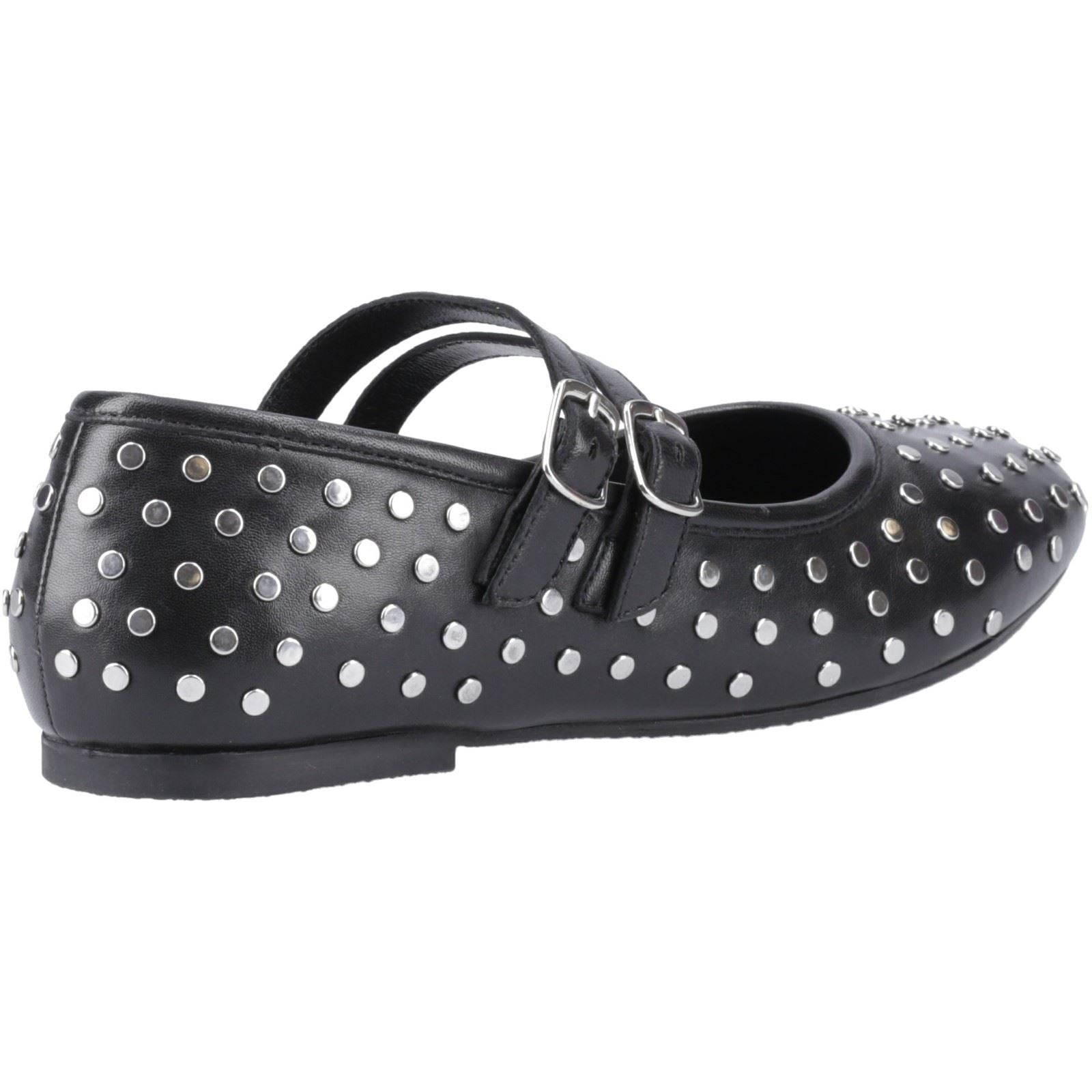Hush Puppies Nixie Lederschuhe für Damen in Schwarz