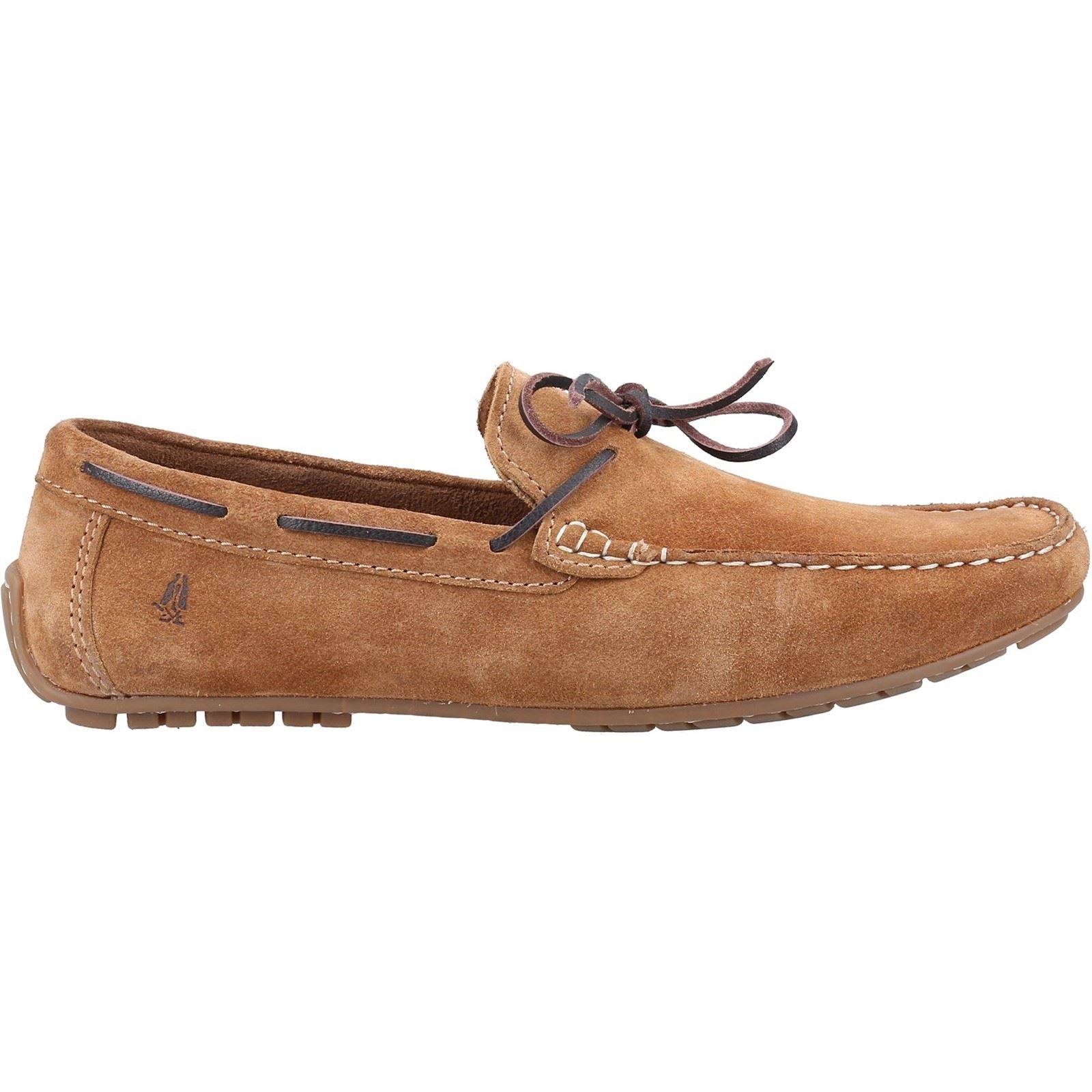 Hush Puppies Reuben Wildleder Herren Bootsschuhe In Beige