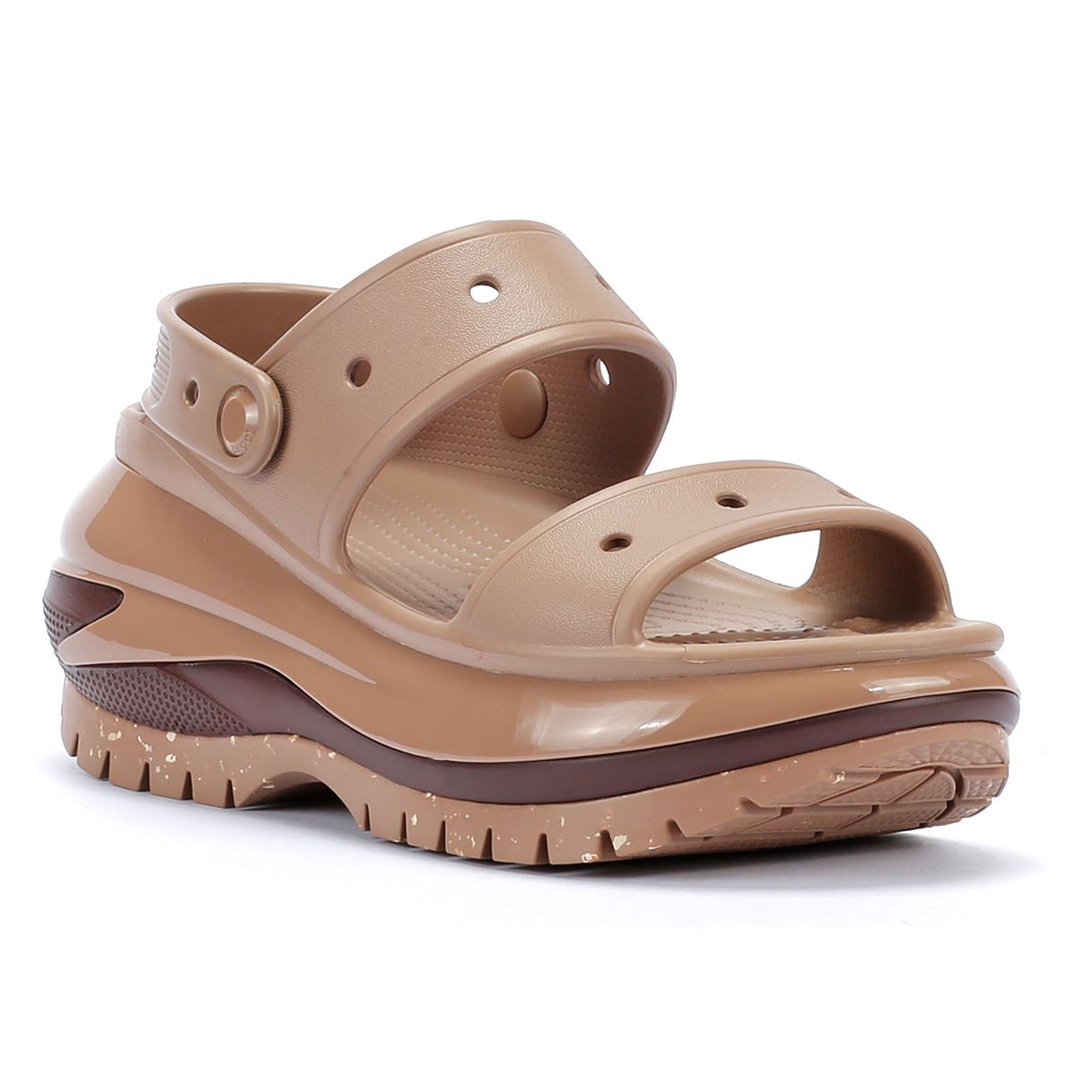 Crocs Mega Crush Latte Sandalen